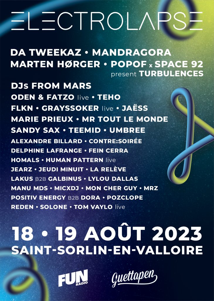 Electrolapse 2023 : la programmation complète vient de tomber