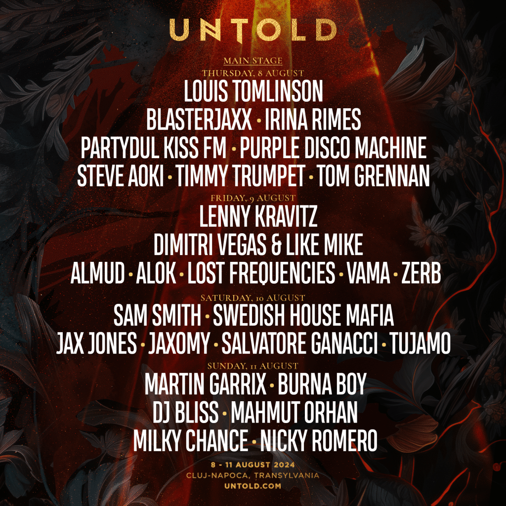 UNTOLD 2024 : la programmation est complète