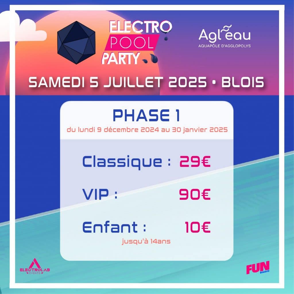 La plus grande Electro Pool Party de France est de retour pour une 6ème édition explosive !